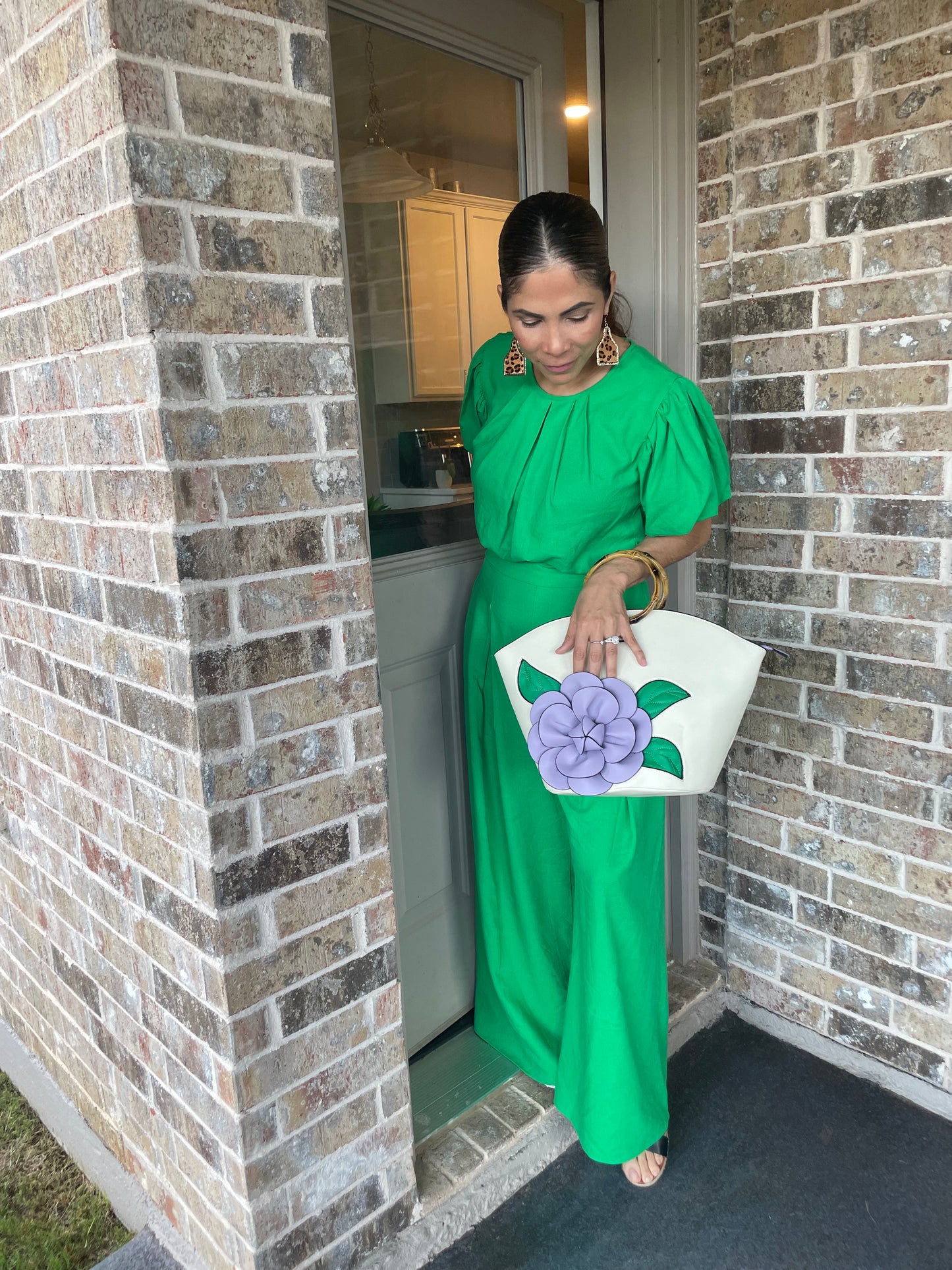 Spin USA Solid Wide Leg Palazzo Pants With Pockets