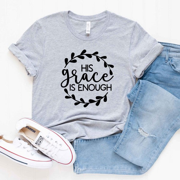 His Grace Is Enough Short Sleeve Graphic Tee