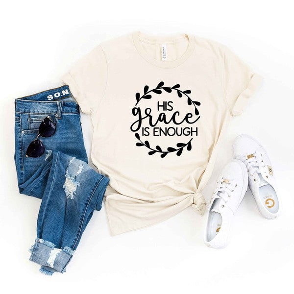 His Grace Is Enough Short Sleeve Graphic Tee