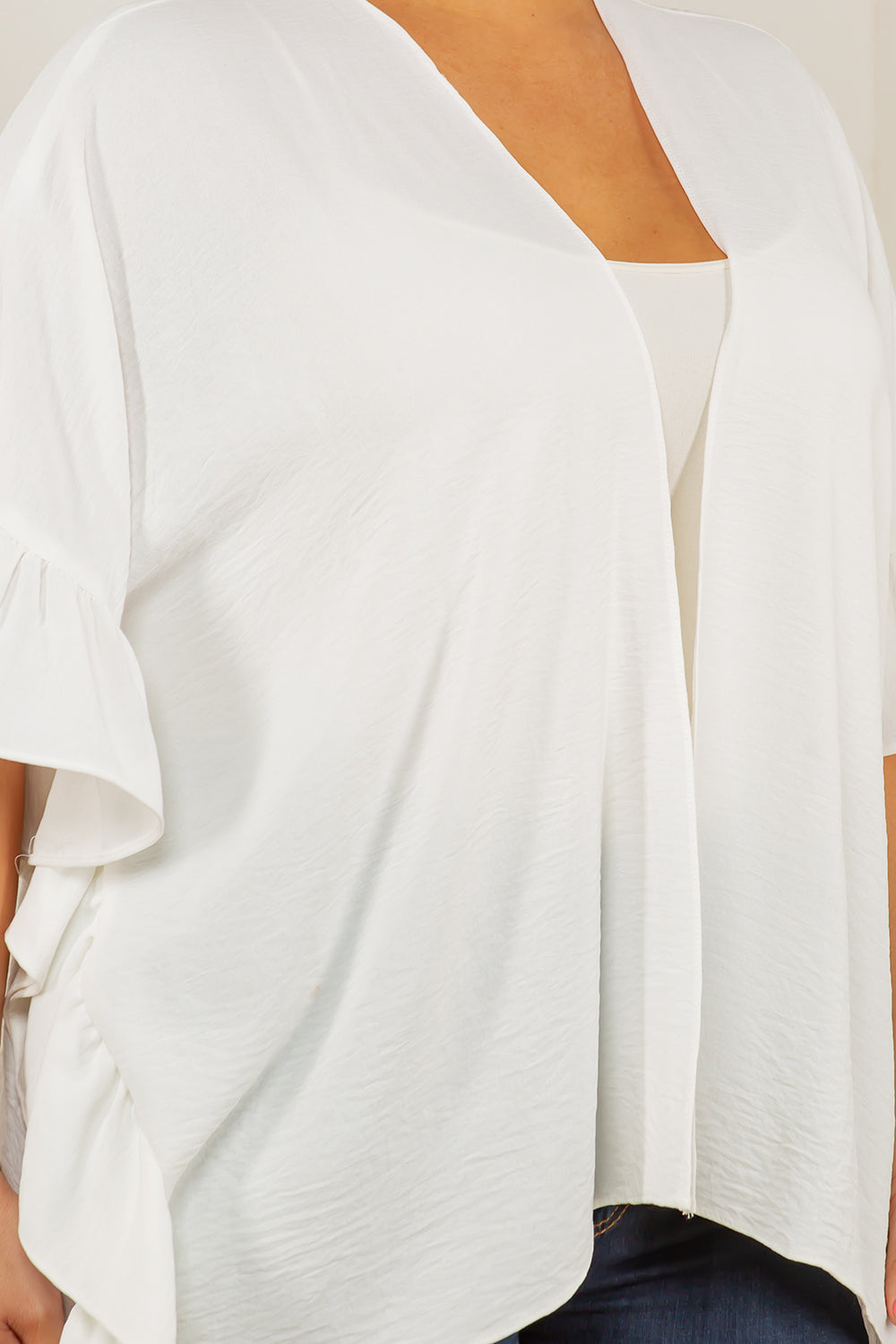 Spin USA Ruffle Cardigan