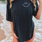 Letter Graphic Round Neck Short Sleeve T-Shirt