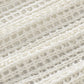 Openwork Round Neck Half Sleeve Knit Cover Up