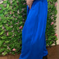 Spin USA Solid Wide Leg Pants With Pockets