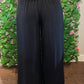 Spin USA Solid Wide Leg Pants With Pockets