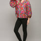 Fate by LFD Floral Bubble Sleeves Blouse