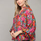 Fate by LFD Floral Bubble Sleeves Blouse
