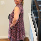 Pink Leopard Vest With Tassels