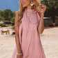Back Sleeveless Tiered Dress