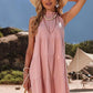 Back Sleeveless Tiered Dress