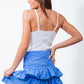 Very J O ring V-neck ribbed knit top