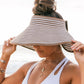 Foldable Bow Stripe Visor