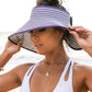 Foldable Bow Stripe Visor