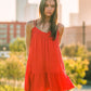 Very J Sleeveless Linen Mini Dress