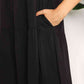 Double Take V-Neck Flounce Sleeve Tiered Dress