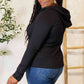 Culture Code Full Size Exposed Seam Long Sleeve Hoodie