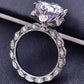Moissanite 5 Carat Heart 925 Sterling Silver Ring