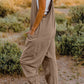 Double Take  V-Neck Sleeveless Jumpsuit with Pocket
