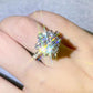 Moissanite 5 Carat Heart 925 Sterling Silver Ring