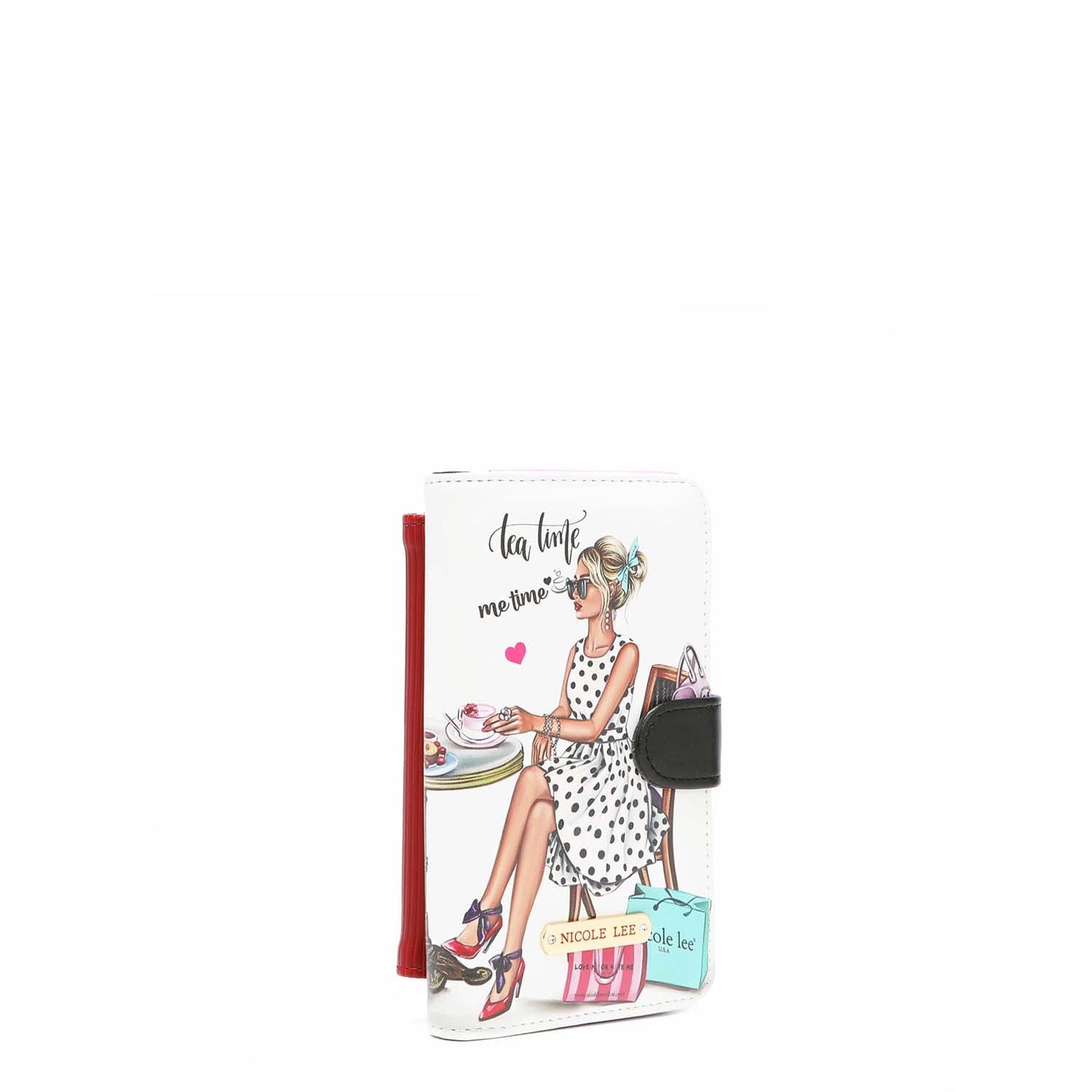 NICOLE LEE BIFOLD WALLET AND PHONE CASE CROSSBODY
