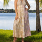 Ranees Ivory Pink Dazzle Dress