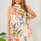 Spin USA Smocking Neck Dress Lined