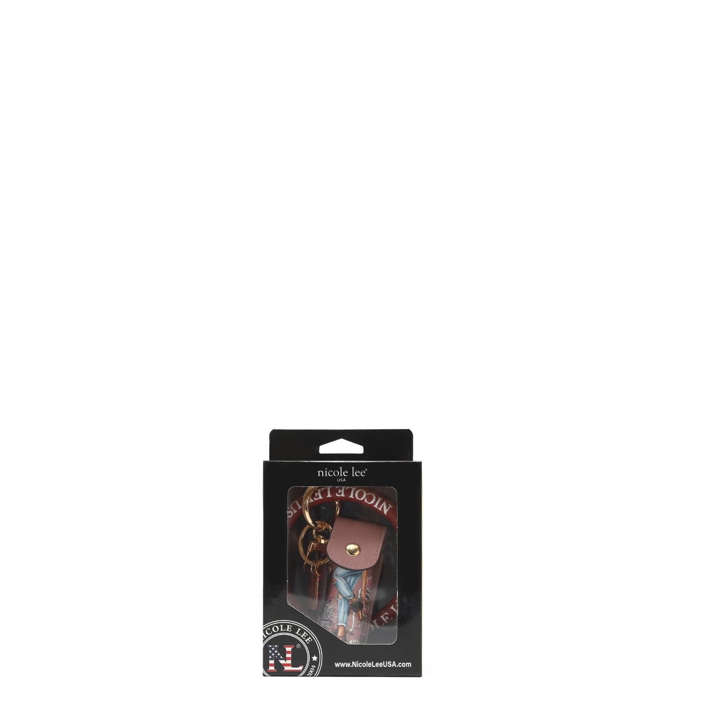 NICOLE LEE LIPSTICK CASE WRISTLET KEYCHAIN