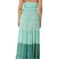 Ranees Sea Blue Long Dazzle Dress 2023 Collection
