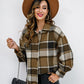 Plaid Button-Down Jacket