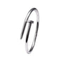 Fashion Vintage Stainless Steel Nail Bangle Bracelet