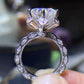Moissanite 5 Carat Heart 925 Sterling Silver Ring