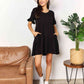 Double Take V-Neck Flounce Sleeve Tiered Dress