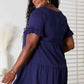 Double Take V-Neck Flounce Sleeve Tiered Dress