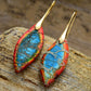 Handmade Natural Stone Dangle Earrings