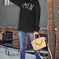 Khaki Amen Leopard Letter Print Oversized Pullover Sweatshirt