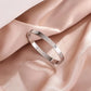 Stainless Steel Oval Bracelet Stainless Steel 1pc 10-Zircon