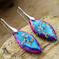 Handmade Natural Stone Dangle Earrings