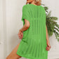 Openwork Side Slit Knit Dress